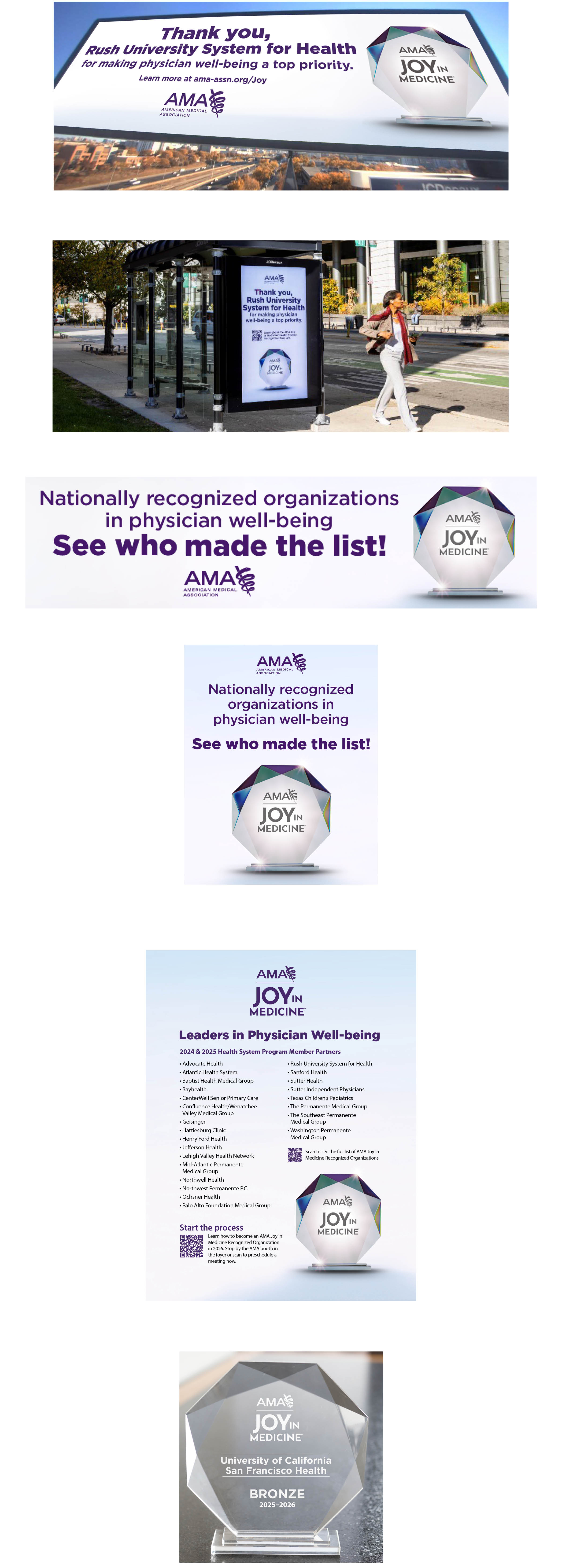Joy in Medicine integrated campaign