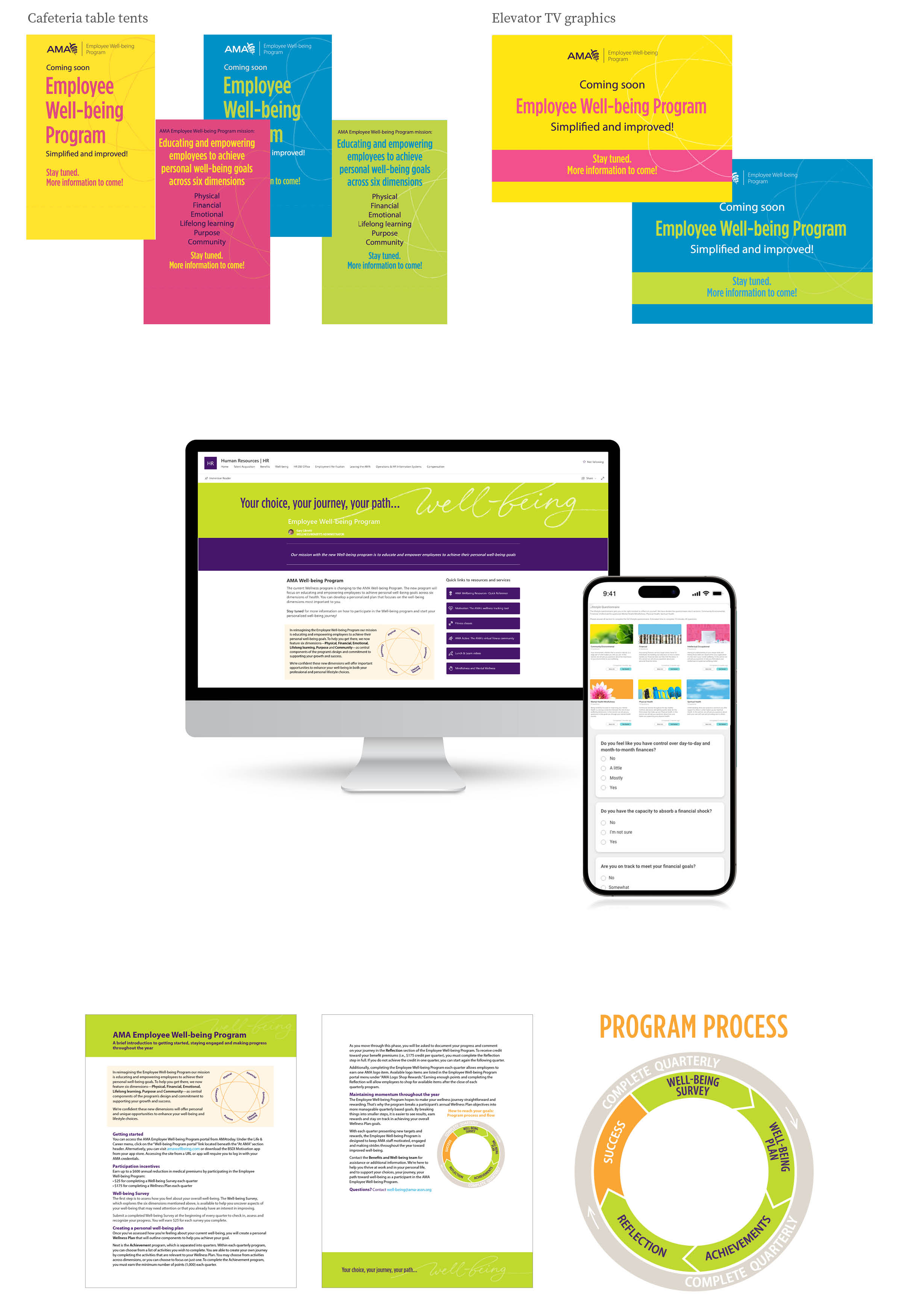 Well-being rebrand detail 2