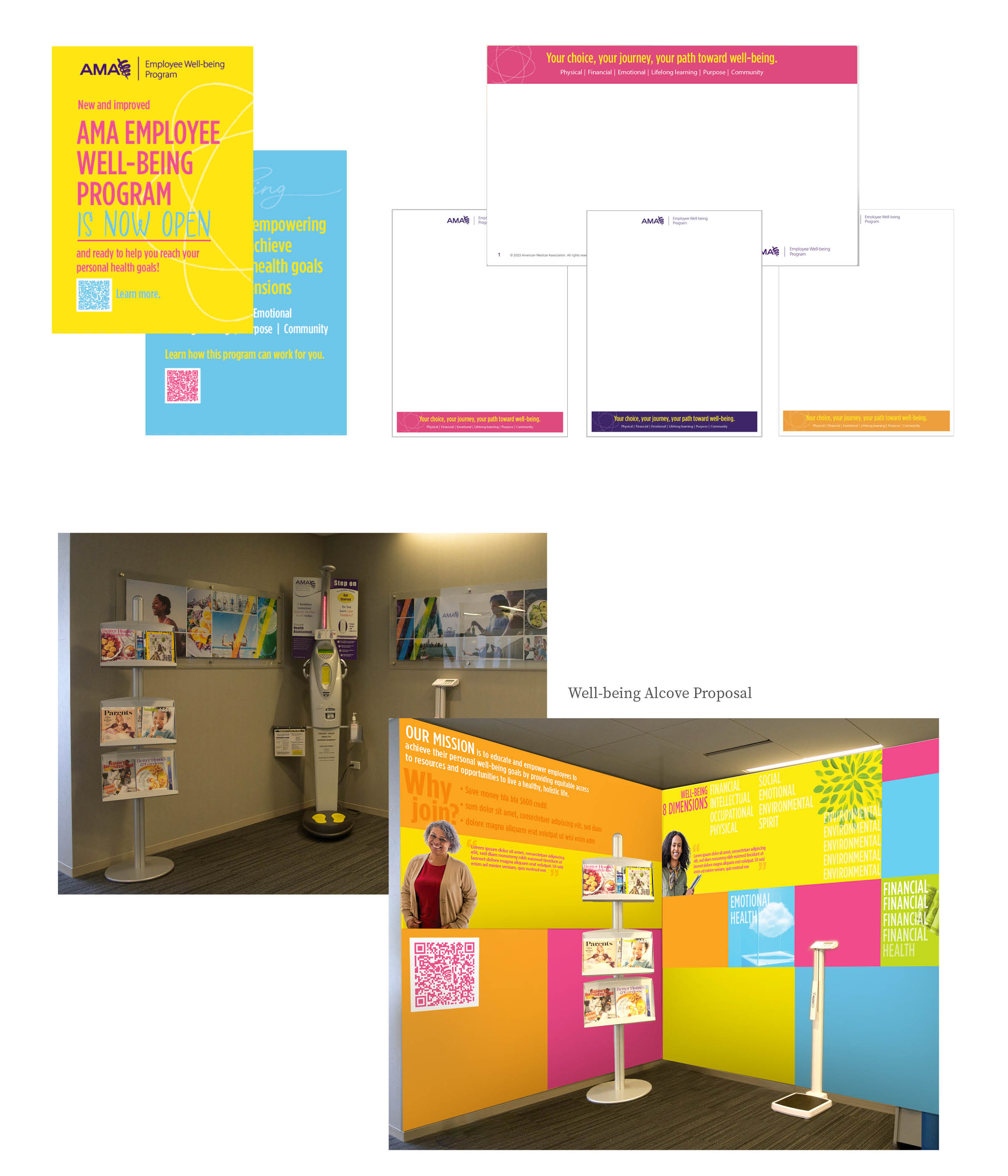 Well-being rebrand detail 4